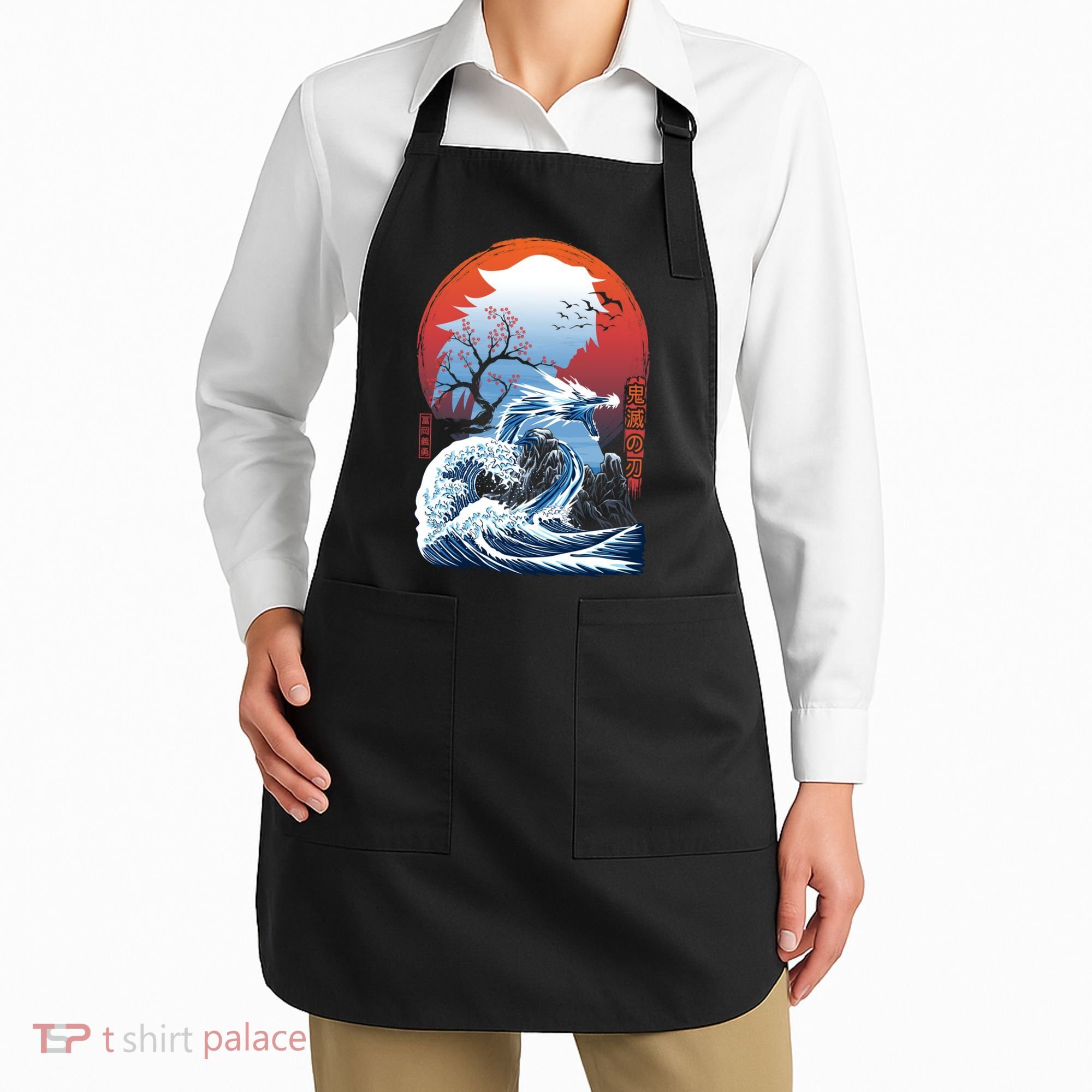 The Great Water Dragon Apron