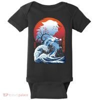 The Great Water Dragon Baby Bodysuit thumb 0