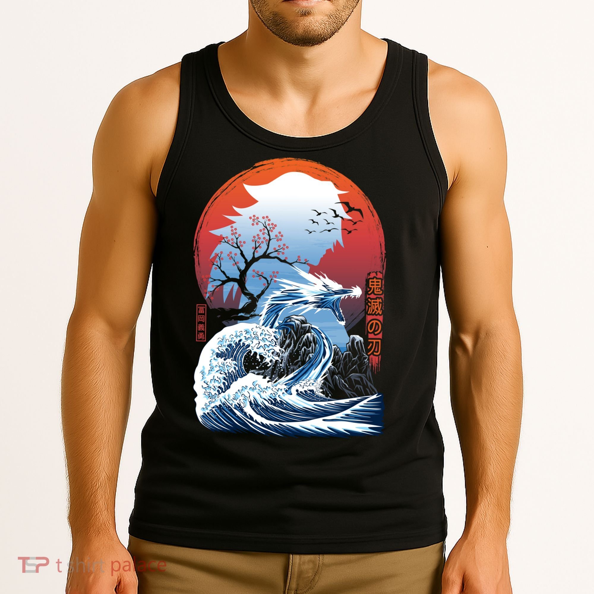 The Great Water Dragon Tank Top
