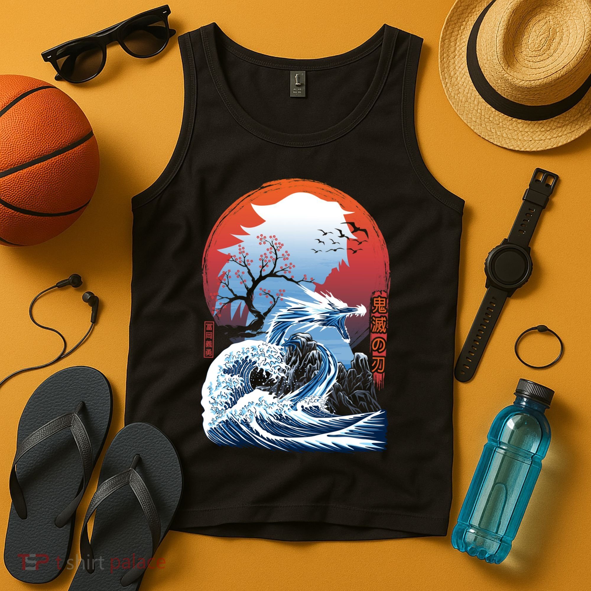 The Great Water Dragon Tank Top