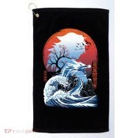 The Great Water Dragon Golf Towel thumb 0