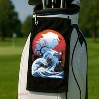 The Great Water Dragon Golf Towel thumb 2