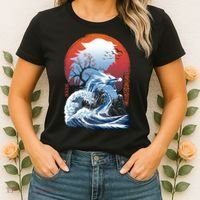 The Great Water Dragon Women's T-Shirt thumb 2