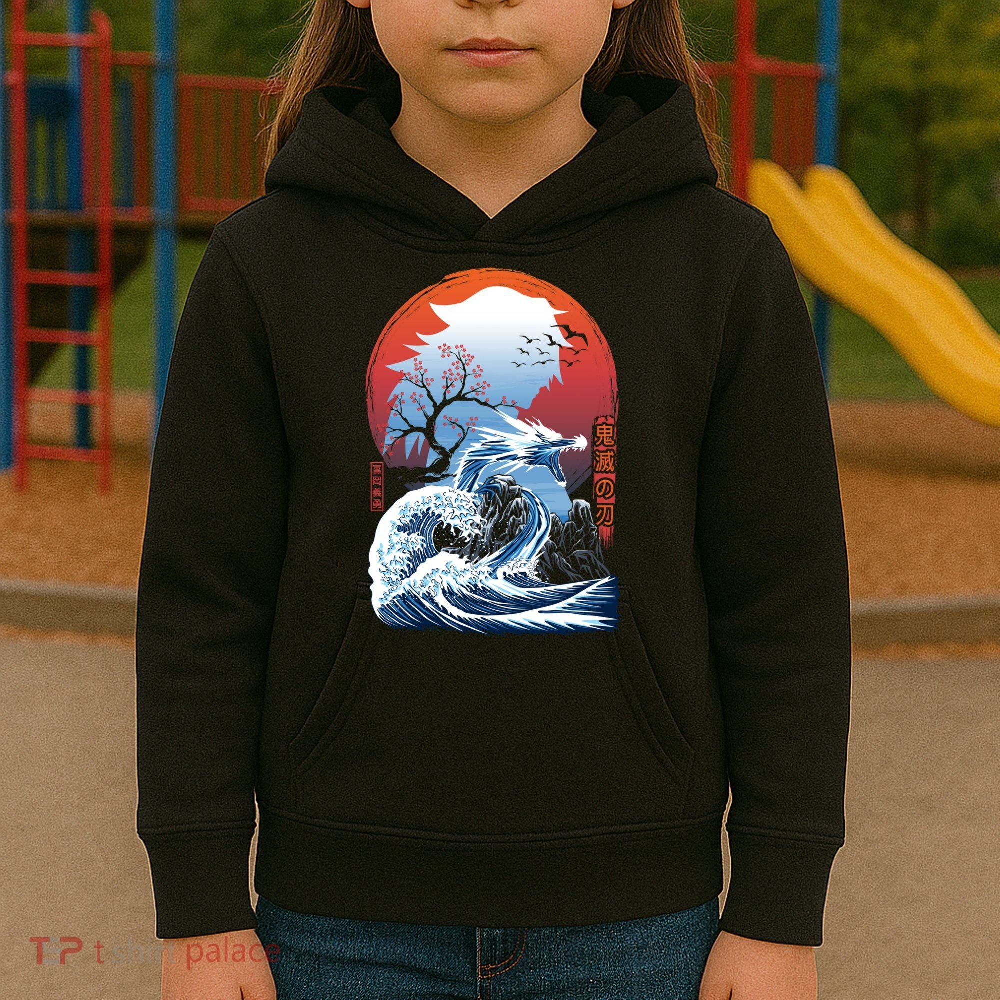 The Great Water Dragon Kids Hoodie