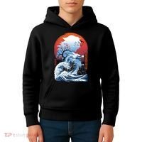 The Great Water Dragon Kids Hoodie thumb 4