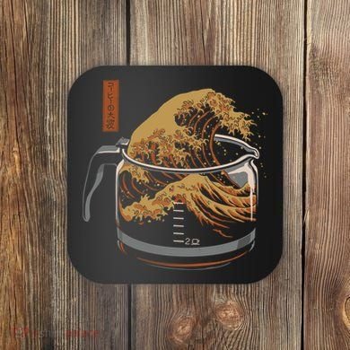 The Great Wave Of Coffee Coaster