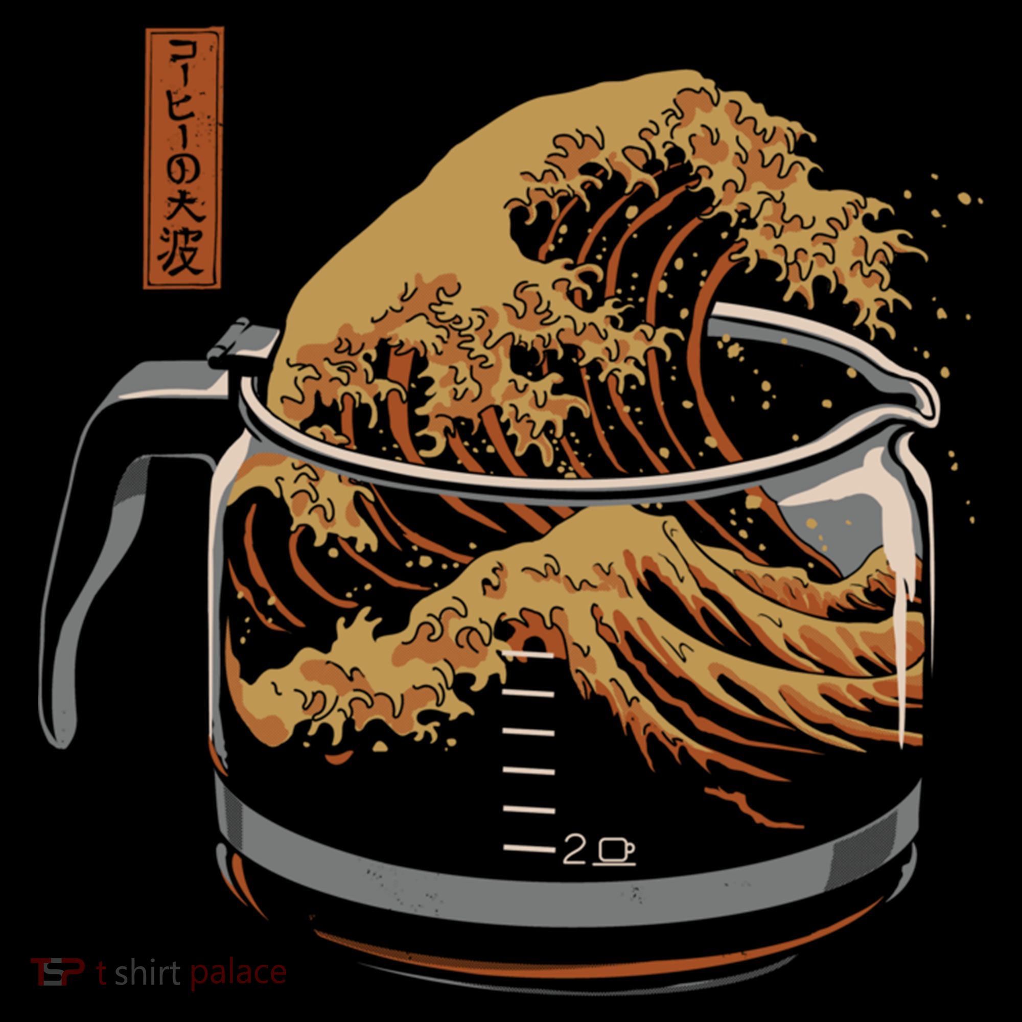 The Great Wave Of Coffee Women's Hoodie