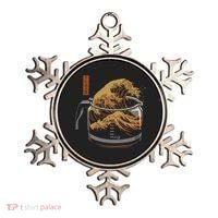 The Great Wave Of Coffee Ornament thumb 0