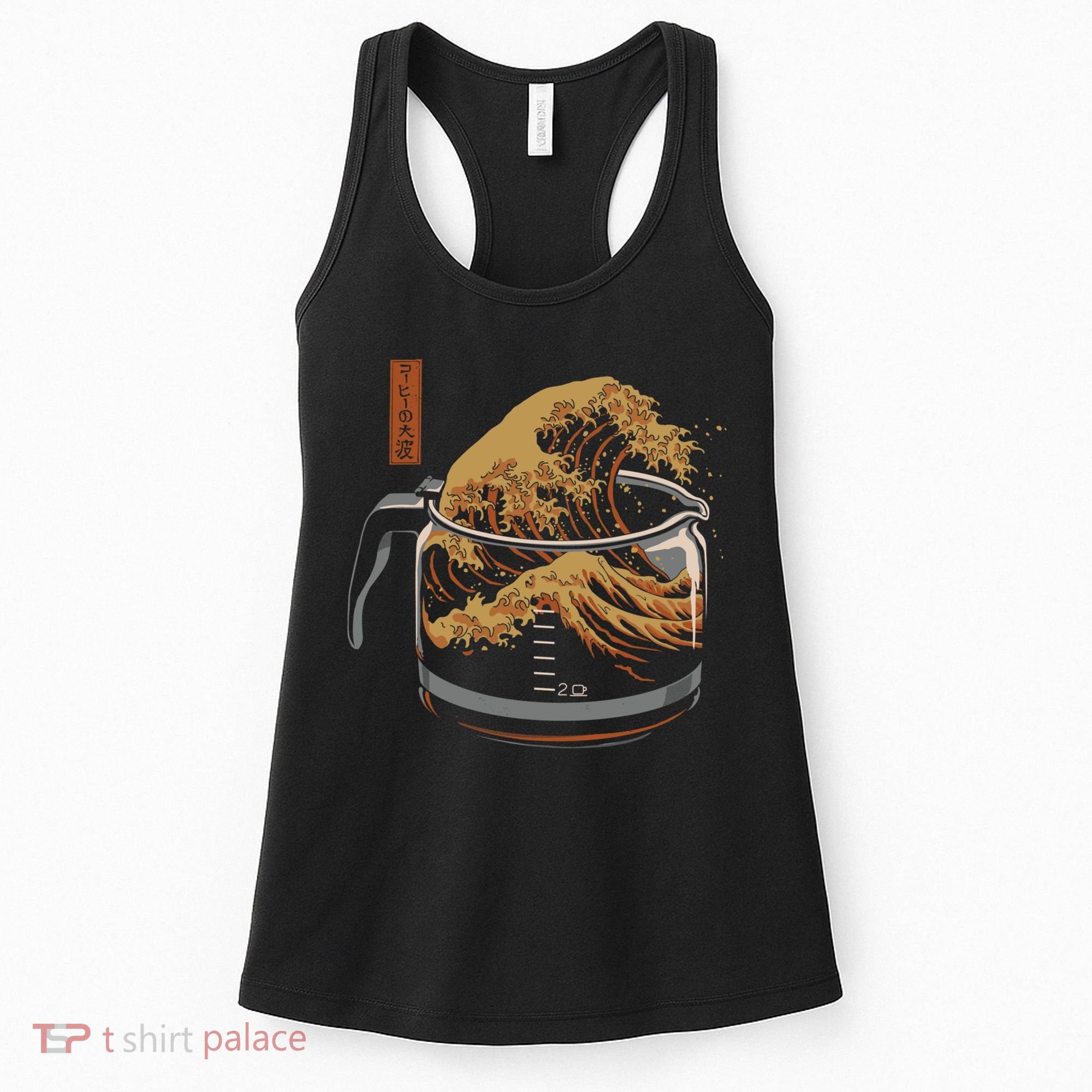 The Great Wave Of Coffee Women's Tank Top