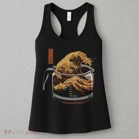 The Great Wave Of Coffee Women's Tank Top thumb 3