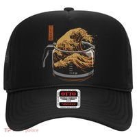 The Great Wave Of Coffee Hat thumb 0