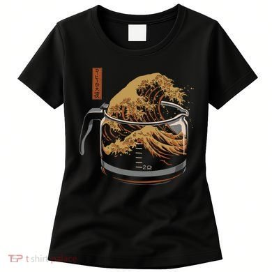 The Great Wave Of Coffee Women's T-Shirt