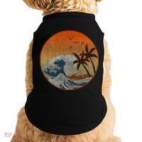 The Great Wave Off Kanagawa Doggie Tank thumb 0