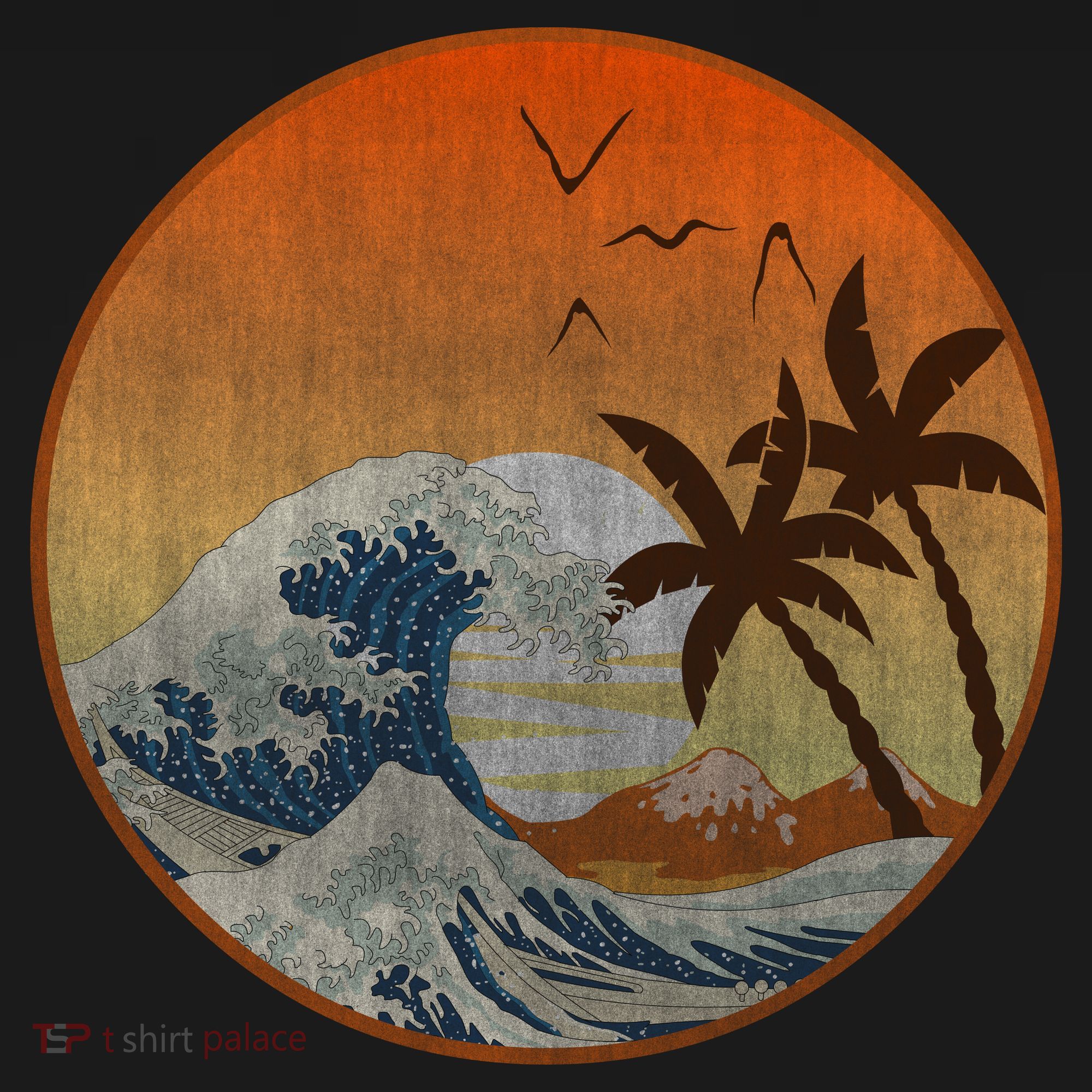 The Great Wave Off Kanagawa Coaster