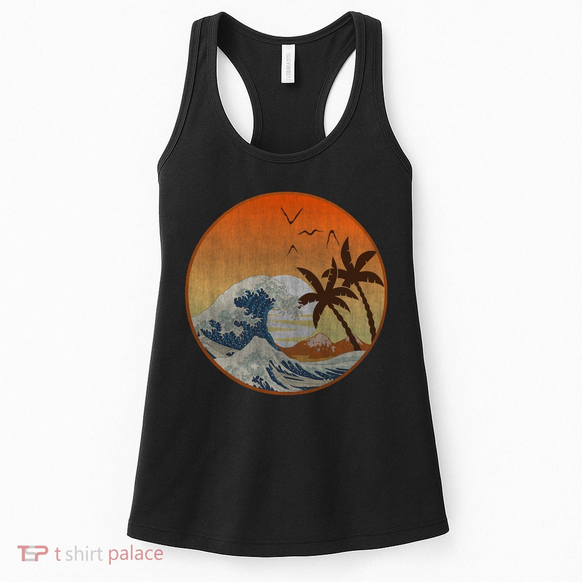 The Great Wave Off Kanagawa Women's Tank Top