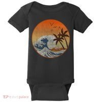 The Great Wave Off Kanagawa Baby Bodysuit thumb 0