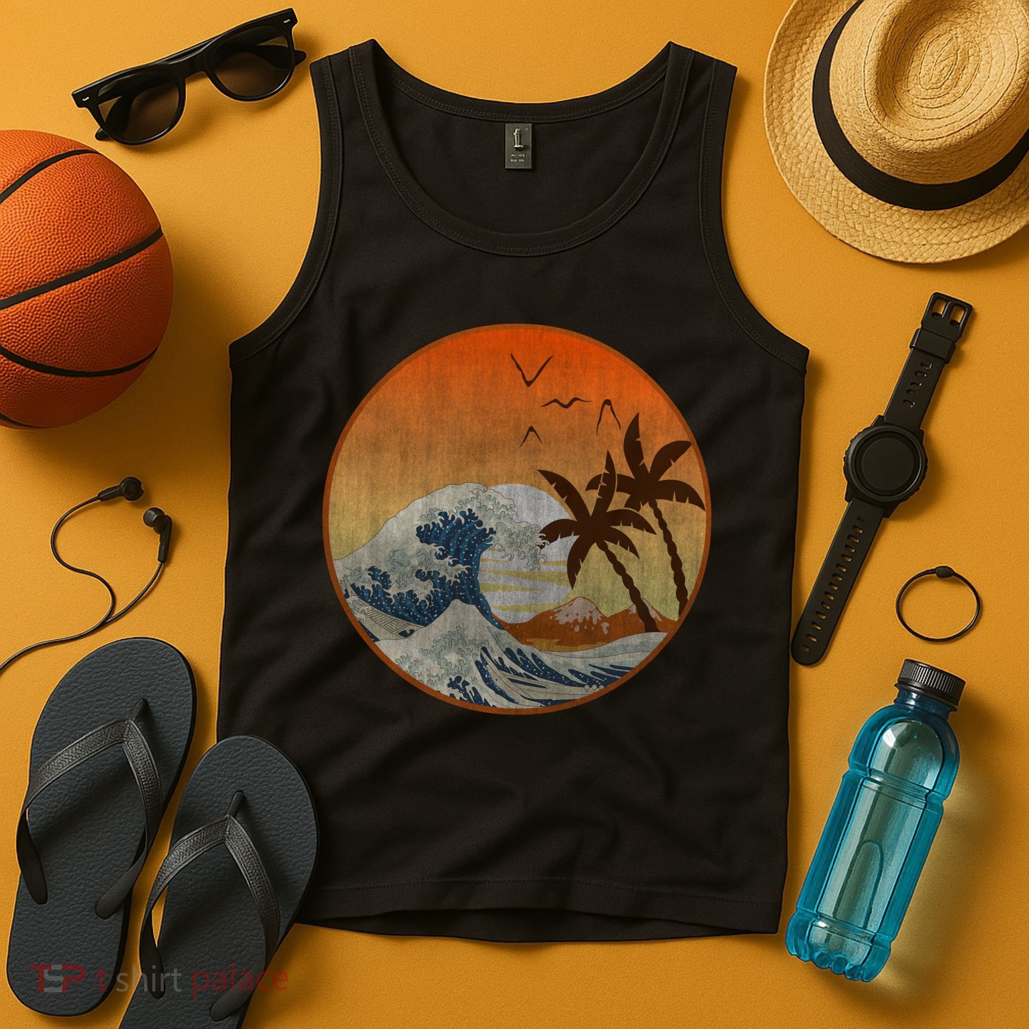 The Great Wave Off Kanagawa Tank Top