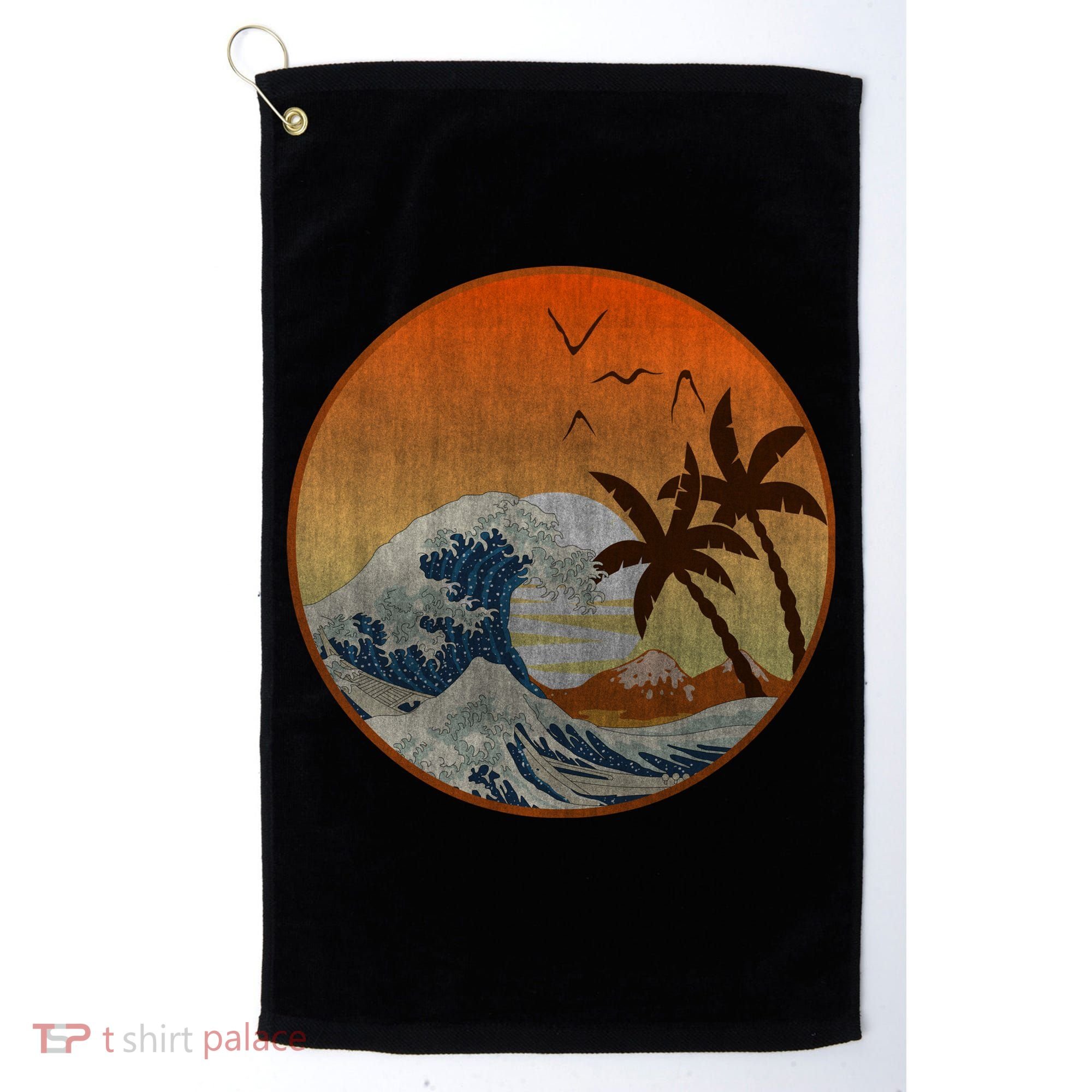The Great Wave Off Kanagawa Golf Towel