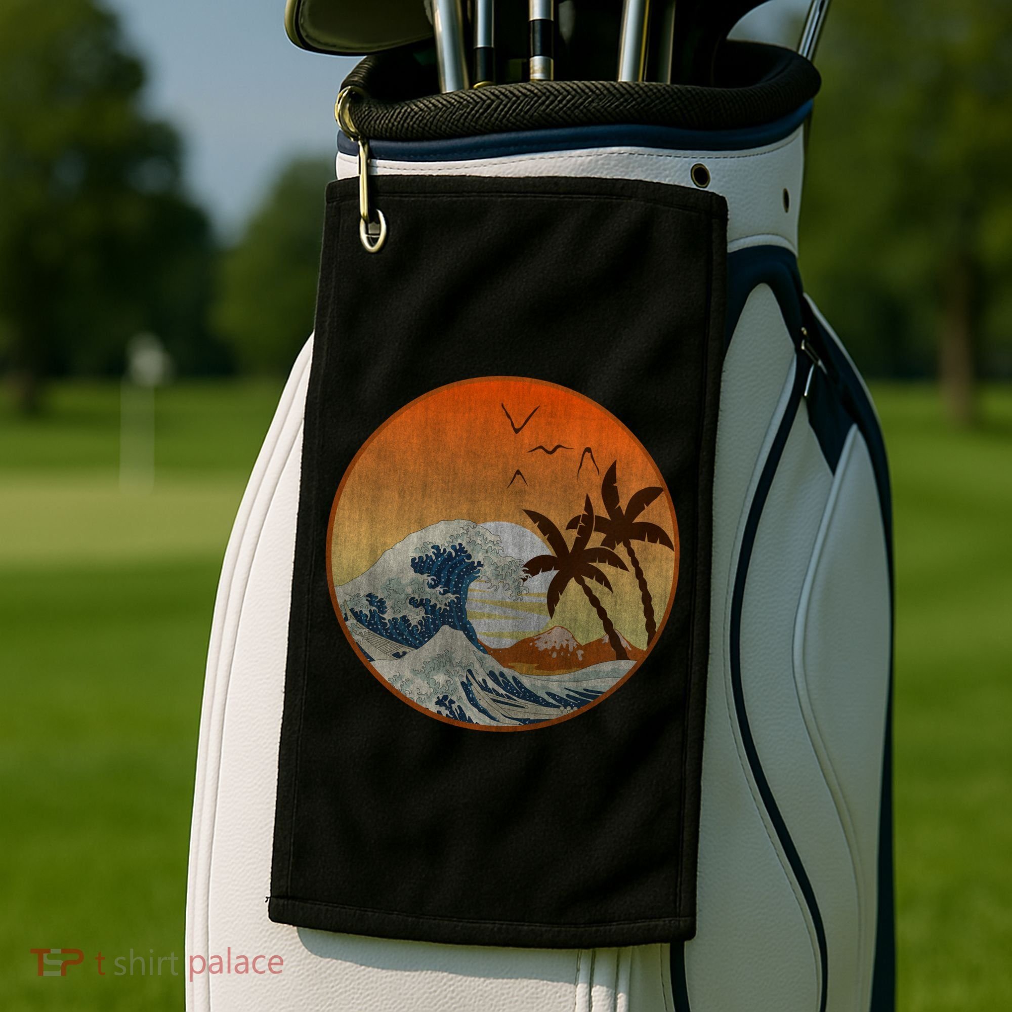 The Great Wave Off Kanagawa Golf Towel