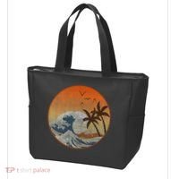 The Great Wave Off Kanagawa Tote Bag thumb 3