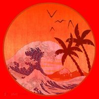 The Great Wave Off Kanagawa Santa Hat thumb 1