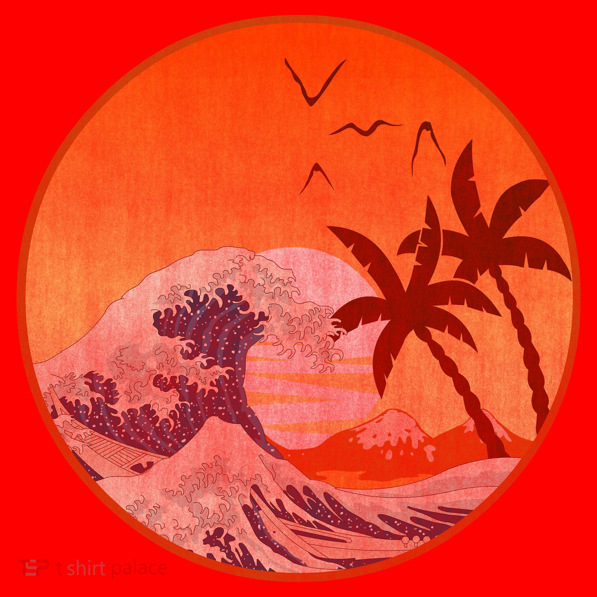 The Great Wave Off Kanagawa Santa Hat