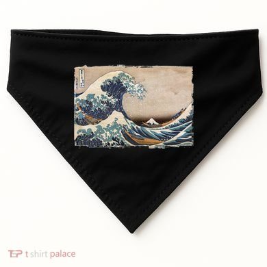 The Great Wave Off Kanagawa USA-Made Doggie Bandana