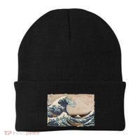 The Great Wave Off Kanagawa Beanie thumb 0
