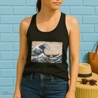 The Great Wave Off Kanagawa Women's Tank Top thumb 2