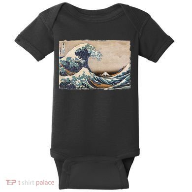 The Great Wave Off Kanagawa Baby Bodysuit
