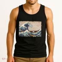 The Great Wave Off Kanagawa Tank Top thumb 3