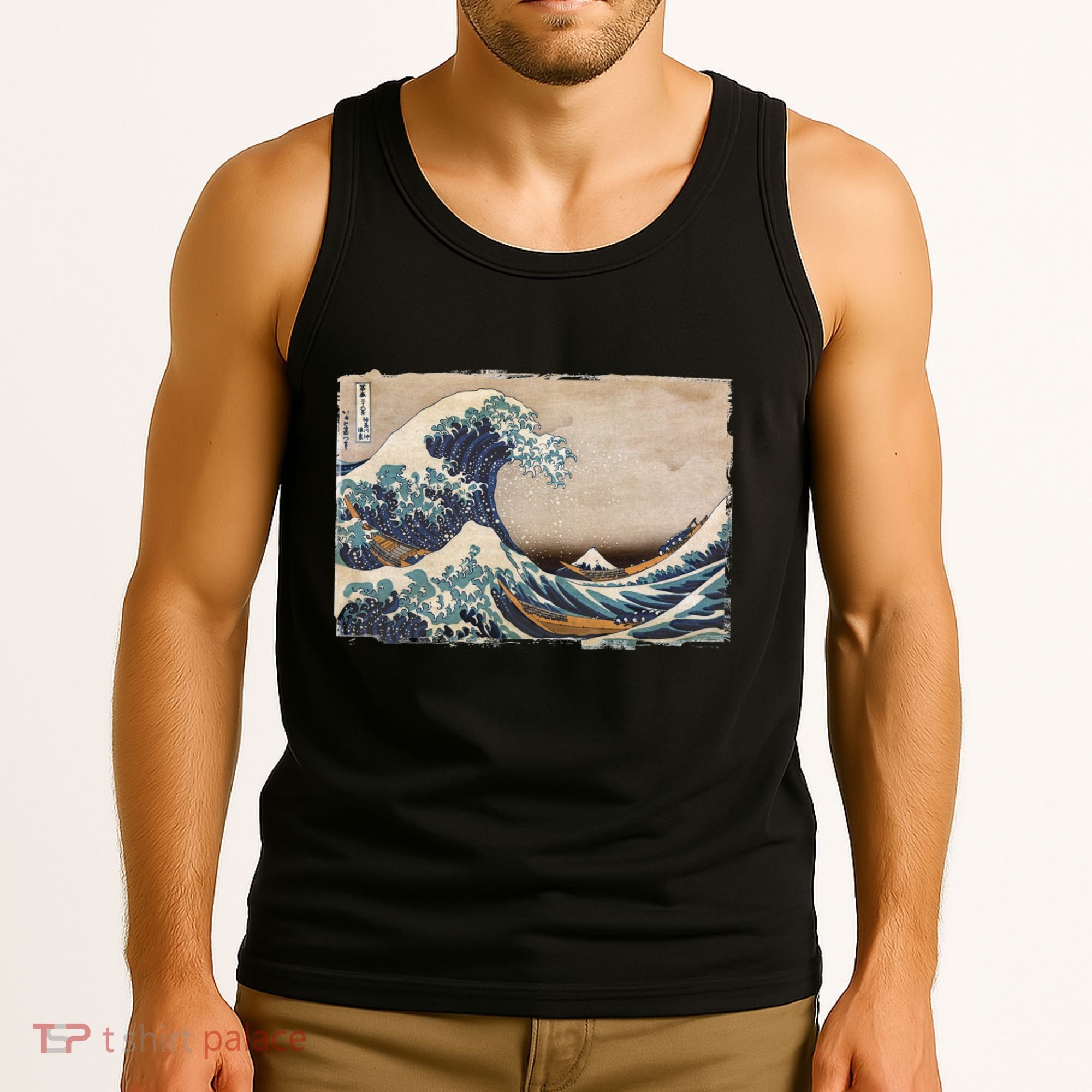 The Great Wave Off Kanagawa Tank Top