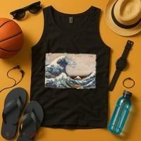 The Great Wave Off Kanagawa Tank Top thumb 4