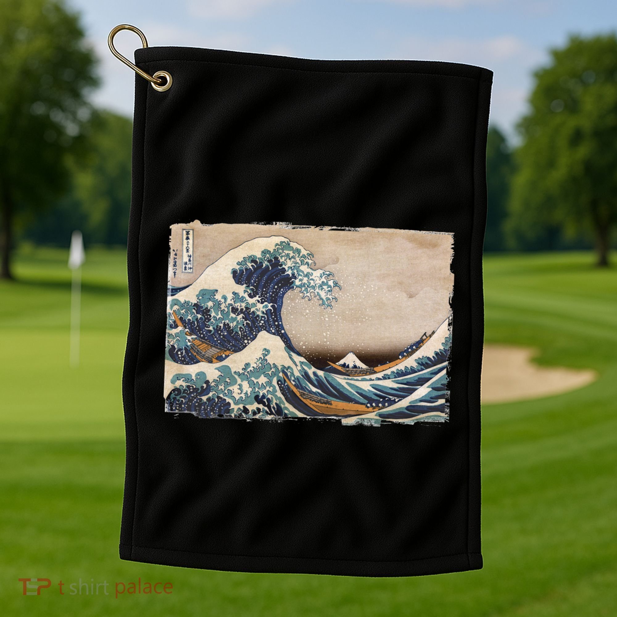 The Great Wave Off Kanagawa Golf Towel