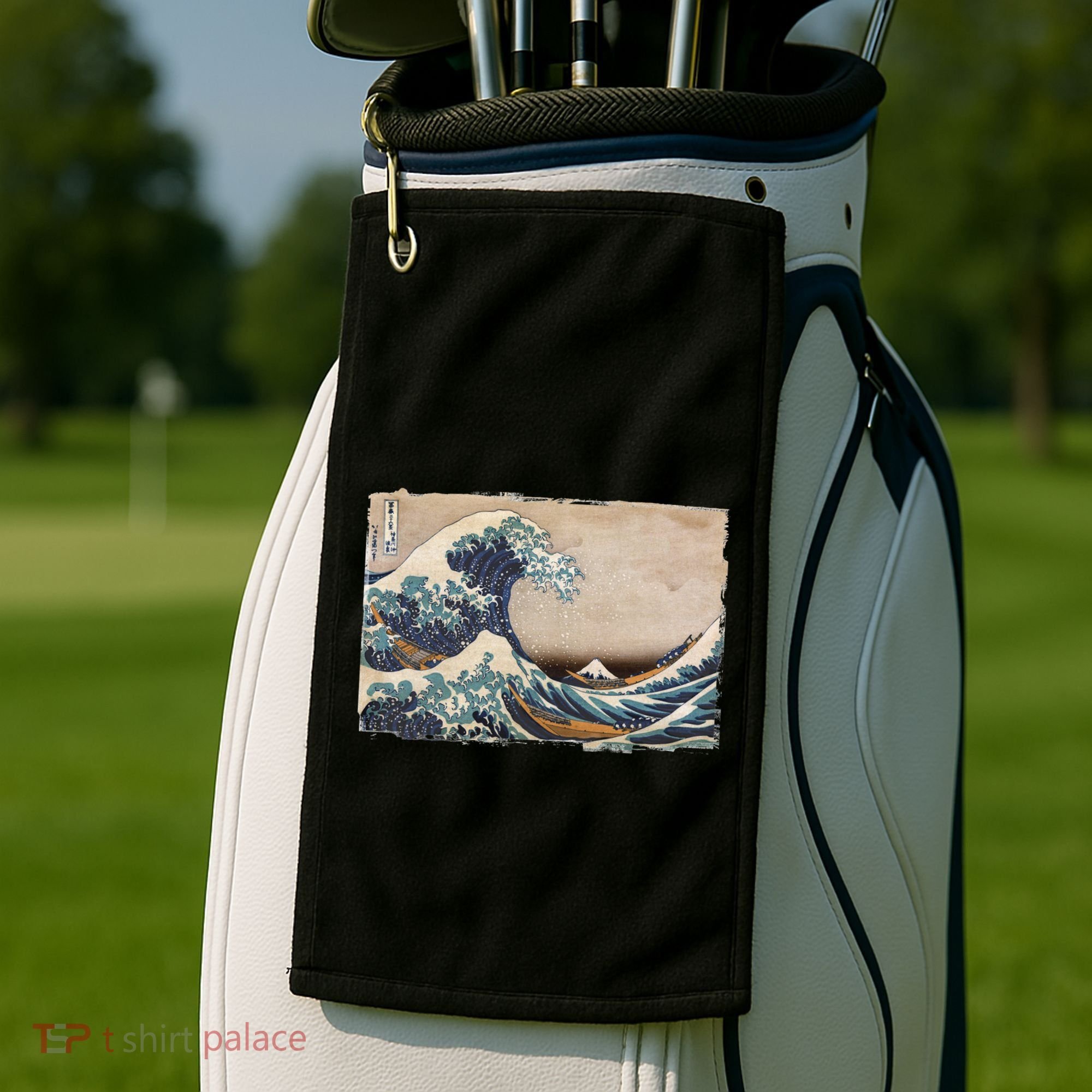 The Great Wave Off Kanagawa Golf Towel