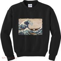 The Great Wave Off Kanagawa Kids Sweatshirt thumb 0