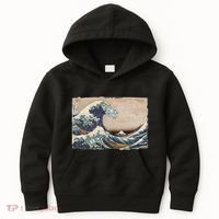 The Great Wave Off Kanagawa Kids Hoodie thumb 0