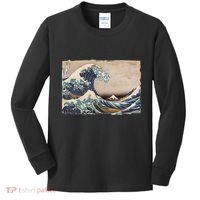 The Great Wave Off Kanagawa Kids Long Sleeve Shirt thumb 0