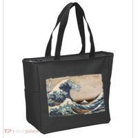 The Great Wave Off Kanagawa Tote Bag thumb 2