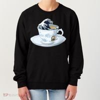 Tea Great Wave Off Kanagawa Women's Sweatshirt thumb 0