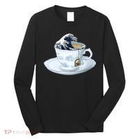 Tea Great Wave Off Kanagawa Long Sleeve Shirt thumb 0