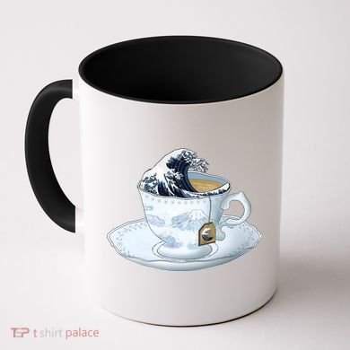 Tea Great Wave Off Kanagawa Coffee Mug