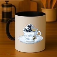 Tea Great Wave Off Kanagawa Coffee Mug thumb 4