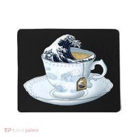 Tea Great Wave Off Kanagawa Mousepad thumb 0