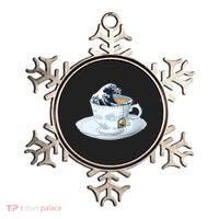 Tea Great Wave Off Kanagawa Ornament thumb 0