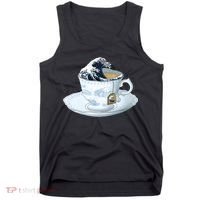 Tea Great Wave Off Kanagawa Tank Top thumb 0
