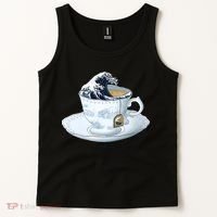 Tea Great Wave Off Kanagawa Tank Top thumb 2