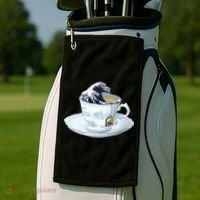 Tea Great Wave Off Kanagawa Golf Towel thumb 2