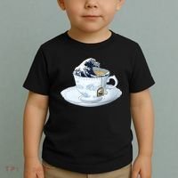 Tea Great Wave Off Kanagawa Toddler T-Shirt thumb 2