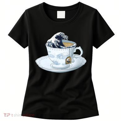 Tea Great Wave Off Kanagawa Women's T-Shirt
